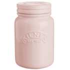 Kilner Dusky Pink Storage Jar with Push Top Lid 600ml