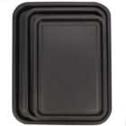 Black Oven Tray Set of 3