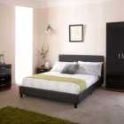 GFW Black Bed In A Box 120cm