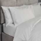 Pure Indulgence 600 Thread Count Cotton Fitted Sheet - White / Superking