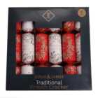 Pack of 6 Traditional Wreath Crackers