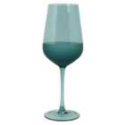 Set of 4 Jaida Wine Glasses - Blue