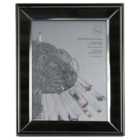 The Port. Co Gallery Camille Black Mirrored Photo Frame 10 x 8 inch