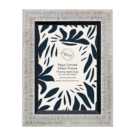 The Port. Co Gallery Raya Carved Effect Black Photo Frame 6 x 4 inch