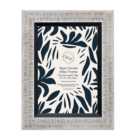 The Port. Co Gallery Raya Black Carved Effect Photo Frame 8 x 6 inch