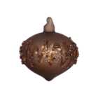 Chocolate Onion Bauble - Brown
