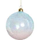 Ombre Blue and Pink Bauble - Blue