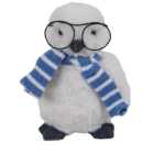 Penguin with Glasses - White