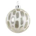Champagne Gold Spotty Bauble