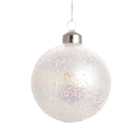 Pearlescent Sugar Bauble - White