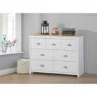 SleepOn 7 Drawer Merchant Chest Of Drawers In White