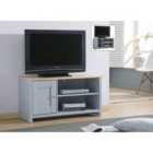 SleepOn Small Wooden Tv Unit Available In Grey/Oak