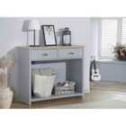 SleepOn Wooden Console Hall Table Available In Grey/Oak