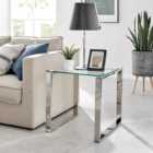 Furniturebox Miami Silver Side Table