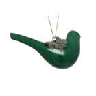 Emerald Green Glass Bird - Emerald