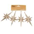 Pack of 4 8-Point Stars