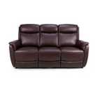 Furniture Link Kent 3 Seater Fixed - Chestnut