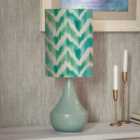 Agri Table Lamp with Savh Shade