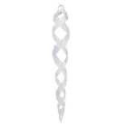 Iridescent Icicle Droplet - White