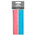 Pack of Two 15cm Rulers