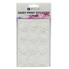 Art Studio Daisy Print Sticker Sheet