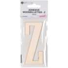 Adhesive Wooden Letter - Z