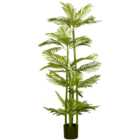 Portland Palm Tree Artificial Plant In Pot 4.6ft