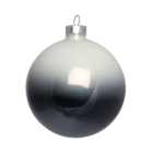 Navy and White Ombre Bauble - Navy