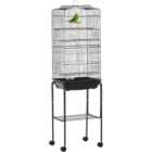 PawHut Large Black Bird Cage with Stand