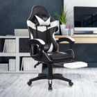 Neo White PU Leather Swivel Office Chair