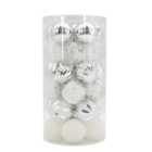 Pack of 30 Frosted Fairytale Baubles - White