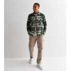 Only & Sons Green Check Overshirt