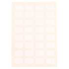 White Adhesive Home and Office Labels - 9