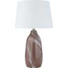 Adeline Blush Marble Table Lamp