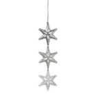 Triple Star Decoration - Silver