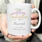 Personalised I Am Glad Godmother Mug