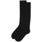 M&S Womens Thermal Knee High Socks, 6-8, Black 2 per pack
