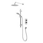 Coastal Marlas 2F Concealed Shower Sys Chrome
