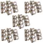 Jubilee Hose Pipe Clamps Clips Air Water Fuel Gas 50pc Stainless Steel 8 - 12mm