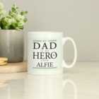 Personalised My Dad is My Hero Mug