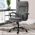 Portland Grey Linen Look Swivel Massage Office Chair