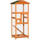PawHut Tall Orange Bird Cage