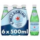 San Pellegrino Sparkling Natural Mineral Water 6 x 500ml