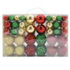 Pack of 100 Christmas Tidings Baubles