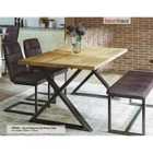 Baumhaus Urban Elegance Reclaimed Small (Diagonal Leg 95cm x 170cm Top) 4-6 Seater Table
