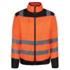 Regatta Professional Hi-Vis Waterproof Thermal Coat Jacket Orange/Navy Blue - XL