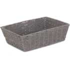 Red Hamper Large Grey Paper Rope Serving Tray