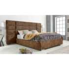 Eleganza Solace Marble Double Bed Frame - Stone