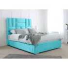 Eleganza Ofsted Plush Double Bed Frame - Teal