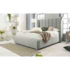 Eleganza Temple Marble Superking Bed Frame - Silver
